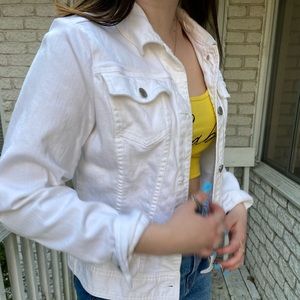 White Jean Jacket